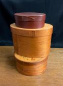 3 Handmade Wooden Shaker Boxes with Copper Nails