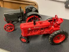 2 Vintage Style Die-Cast Tractors