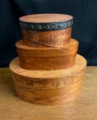 3 Handmade Wooden Shaker Boxes