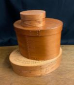 3 Over Hand Made Shaker Boxes with Copper Nails