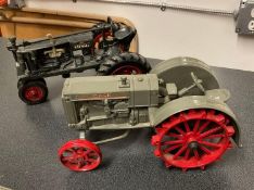 2 Vintage Style Die-Cast Tractors