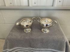 Sterling Silver Cream and Sugar Set