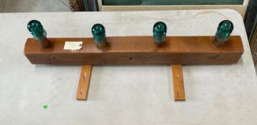 Handmade Local Piece! Coat Hanger with Insulators