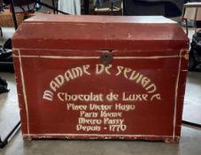 Antique French Red-Painted 