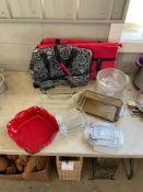 Casserole Dishes with Warm Carriers