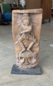 Carved Wooden Panel
