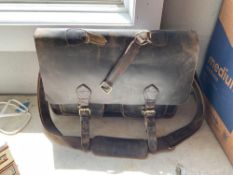 Genuine Buffallo Hide Messenger Bag