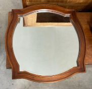 Mahogany Framed Wall Mirror