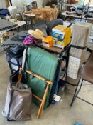 Large Group of Camping Supplies with Enow Hammock