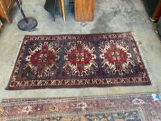 100% Wool Hand Tied Caucasian Chelaberd Rug, 44 x 87