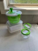 Salad Spinner with Cambro Storage Container