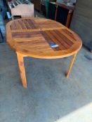 Outdoor Solid Wood Dining Table