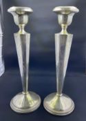 Pair of Weighted Sterling Silver Candle Holders