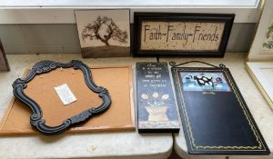 Group of 6 Decorative Wall Art Pieces