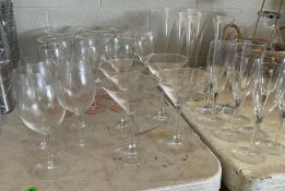 Clear Glass Stemware