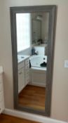 Wood Framed Wall Mirror