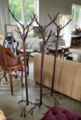 3 Metal Coat Trees