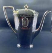 William Mounts Nickel Silver Coffee Pot