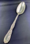 Tiffany & Co Chrysanthemum Sterling Silver Rice Spoon