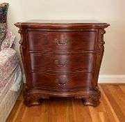 Pair of American Drew 3 Drawer Bedside Tables
