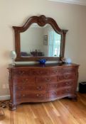 AmericanDrew 2 Piece 11 Drawer Dresser with Detached Mirror