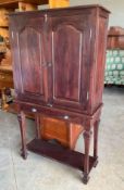 Antique Depression Era Mahogany Cabinet