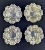 Set of 4 Reed & Barton Sterling Silver Francis I Salters