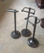 3 Metal Decorative Toilet Paper Holders