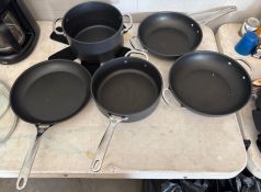 5 Piece Le Creuset Pot and Pan Set