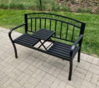 Metal 2 Seater Bench
