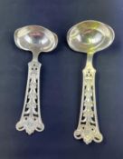 Pair of Vintage Theo Olsen Sterling Silver Gravy Ladles