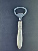 Vintage Sterling Silver Georg Jensen Bottle Opener Cactus Pattern