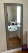 Wood Framed Wall Mirror