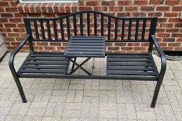 Metal 2 Seater Bench