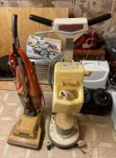 Vintage Hoover Vacuum Cleaner and Vintage Floor Buffer