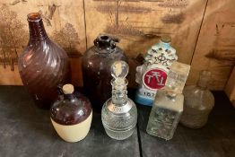Vintage Decanters and Bottles
