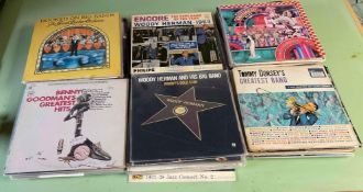 Box of Vintage Big Band Records