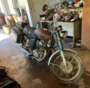 Vintage Honda 350 Motorcycle