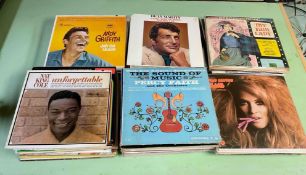 Box of Various Vintage Records