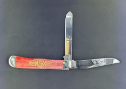 Case XX Trapper 2 Blade Pocket Knife 125th Anniversary Model 6254