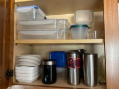 Cabinet Lot Storage Containers and Serving pices