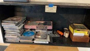 CDs with Storage Cabinet