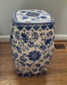 Chinoiserie Style Porcelain Garden Stool