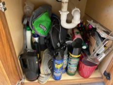 Cabinet Lot with Step Stool