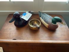 2 Wooden Decoys