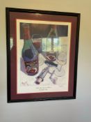 Hokie Bird Red and White #1 by Christopher Mize