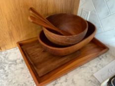 Wooden Salad Set