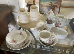Assorted Teacups and Saucers