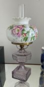 Handpainted Gone with the Wind Style Lamp