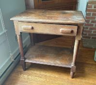 Antique Single Drawer Kitchen Island